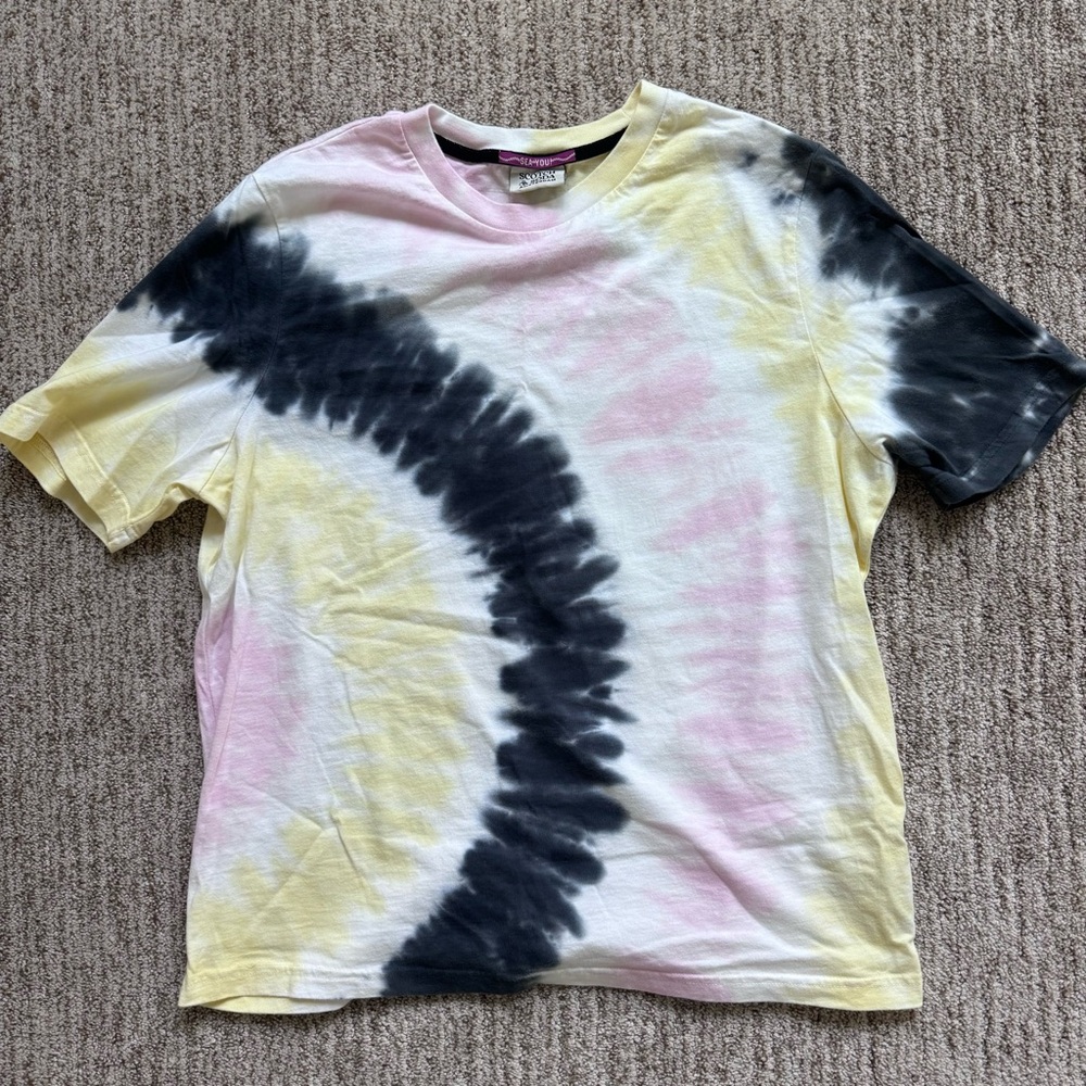Scotch and Soda tie-dye t-shirt Size S NWOT